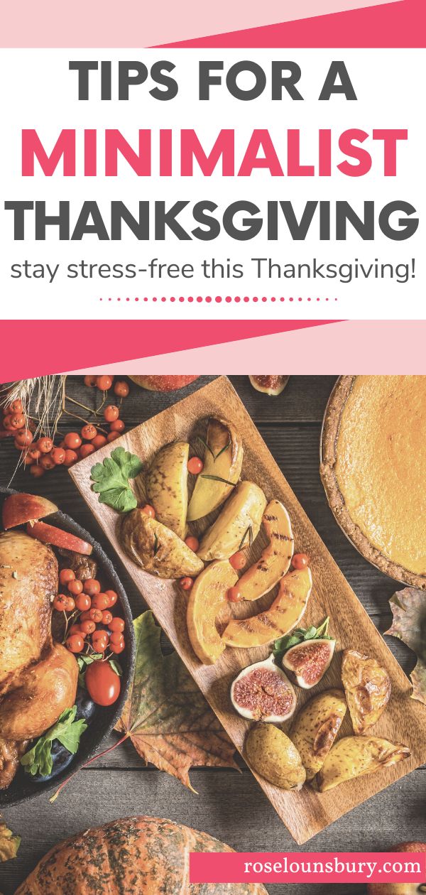 How to Simplify Thanksgiving (And Have More Fun!) - Rose Lounsbury