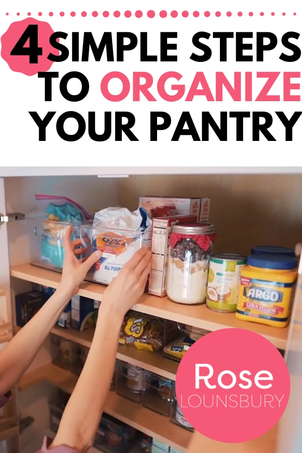 Organizing for a simpler pantry
