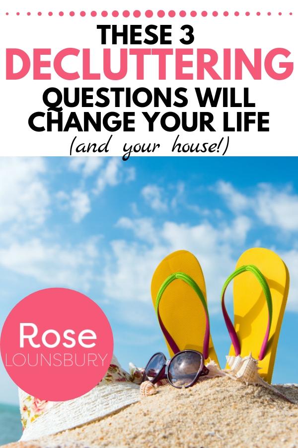 decluttering questions to help you live your best life now