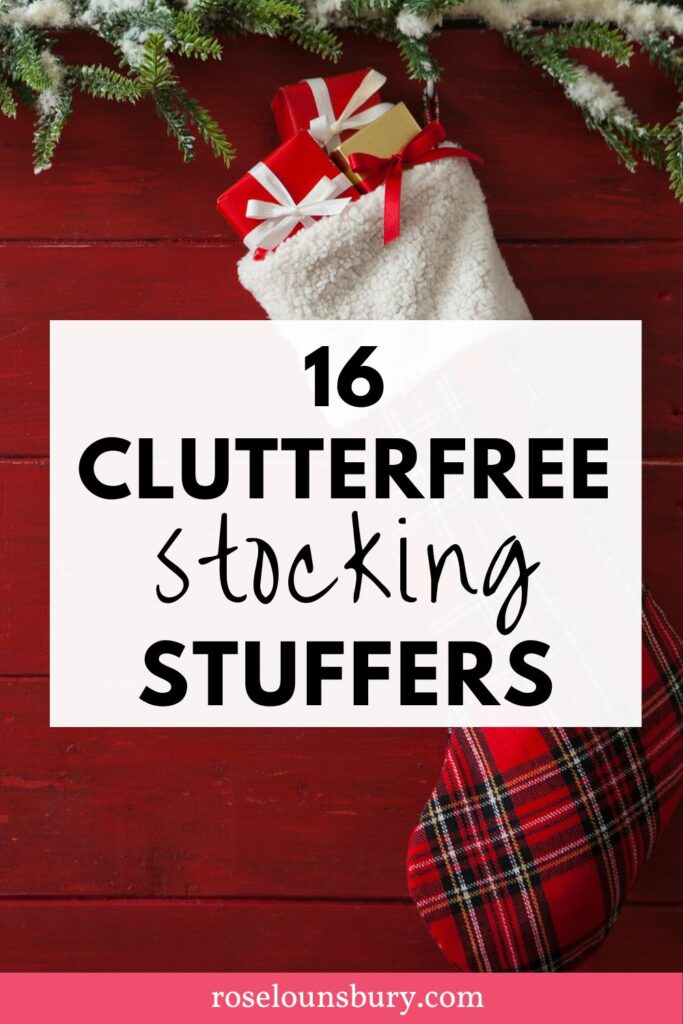 Clutter-Free Stocking Stuffers - Nourishing Minimalism