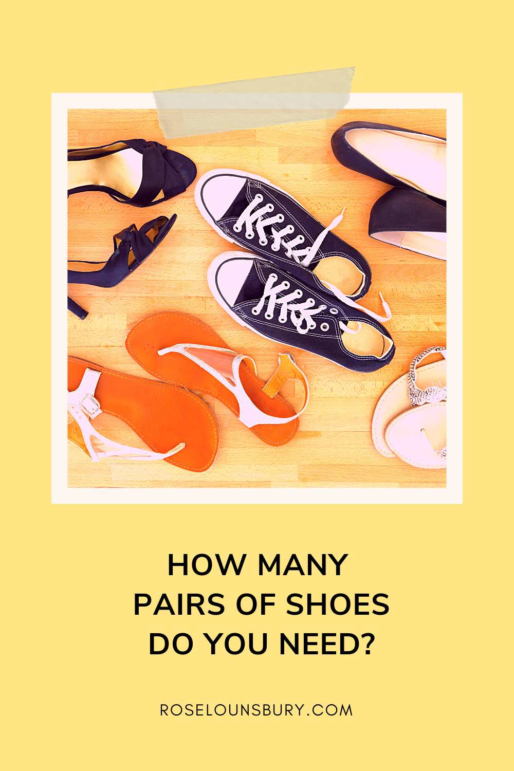 How many towels do you need? Rose Lounsbury