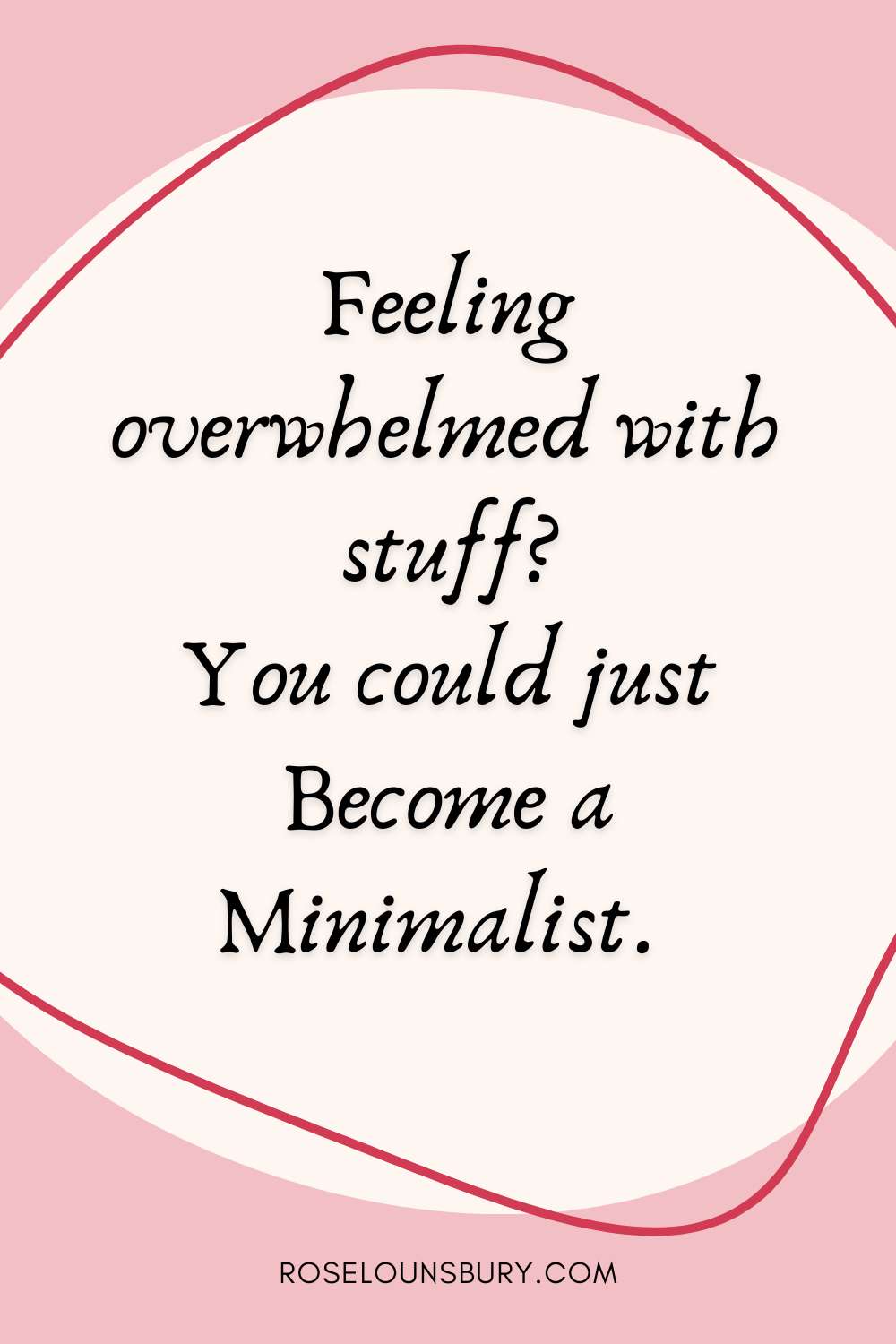 How many towels do you need? Rose Lounsbury