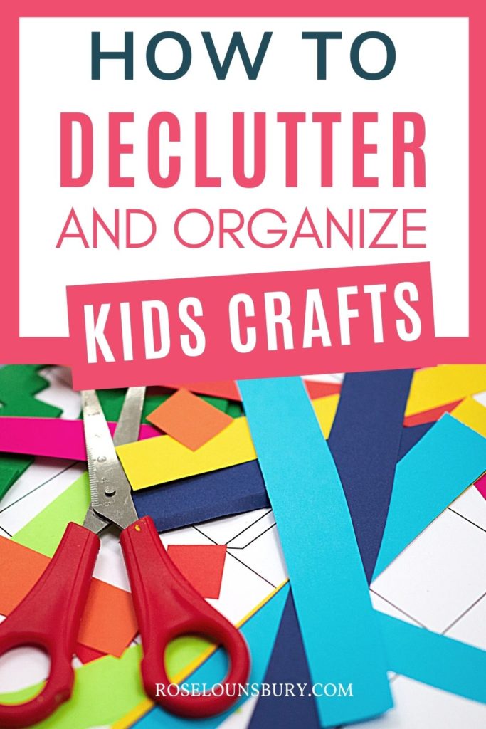 Simple Ways to Organize Kids Craft Supplies