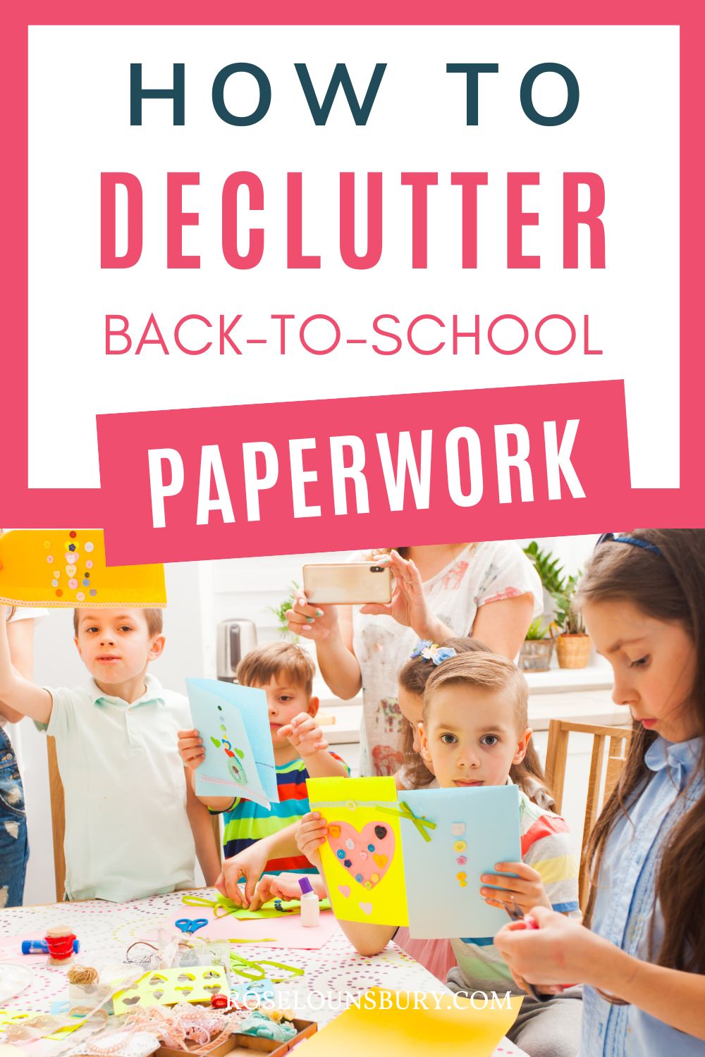 How to Simplify Back-to-School Papers - Rose Lounsbury